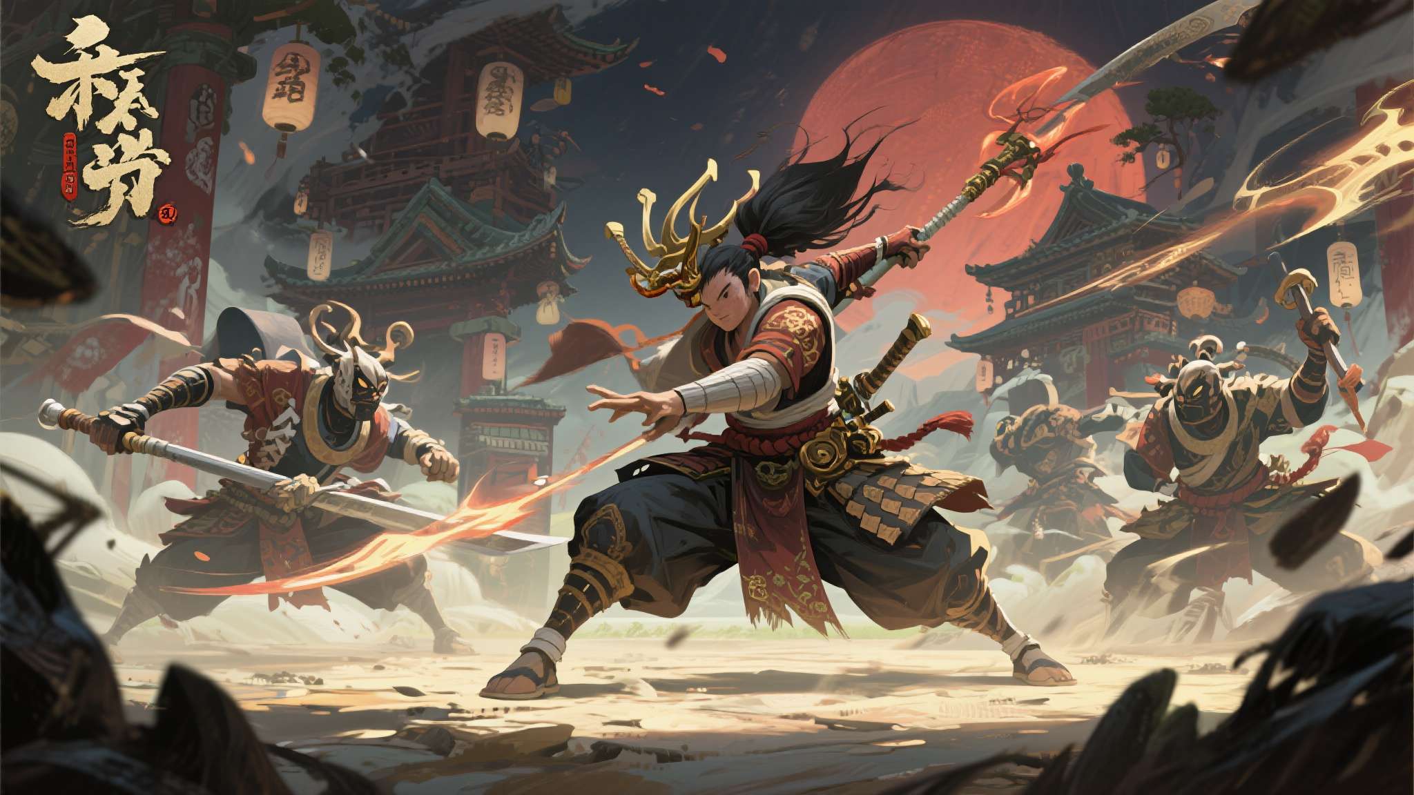 独特的美术风格：游戏融合了日本传统神道文化与现代动作玩法，视觉呈现极具辨识度，在